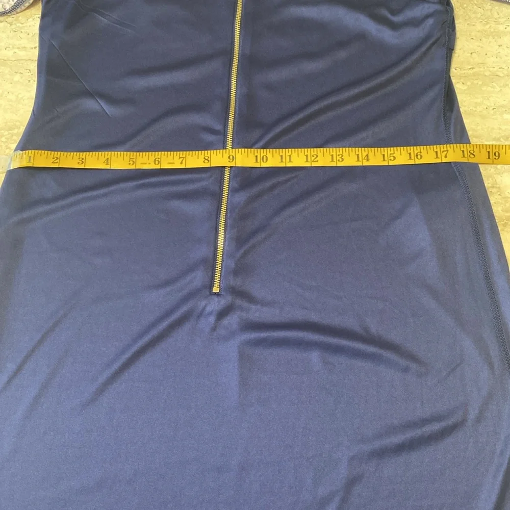 NWT Eliza J. Posted k, blue& white dress, see measurements in photos. - Picture 10 of 15